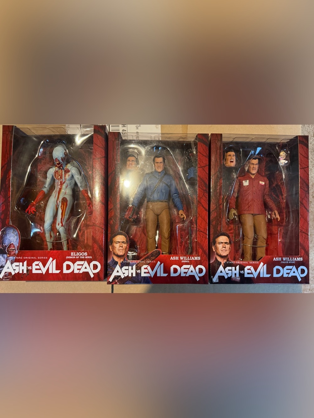 NECA Ash Vs Evil Dead Lot -NIB- Starz Original Series